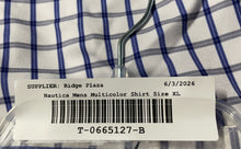 Load image into Gallery viewer, Nautica Mens Multicolor Long Sleeve Collared Slim Fit Dress Shirt Size XL
