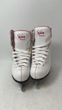 Load image into Gallery viewer, Skate By Jackson Kids White Pink Lace-Up Ankle Winter Ice-Skates Size 1
