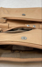 Load image into Gallery viewer, Kenneth Cole Reaction Womens Beige Leather Adjustable Strap Crossbody Purse
