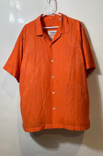 Load image into Gallery viewer, Tommy Bahama Mens Orange Floral Short Sleeve Collared Button-Up Shirt Size XXL
