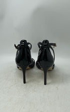 Load image into Gallery viewer, Michael Kors Womens Black Open Toe Buckle Stiletto Ankle Strap Heels Size 9M
