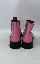 Load image into Gallery viewer, Zara Kids Black Pink Round Toe Ankle Side Zip Rain Boots Size EUR 36
