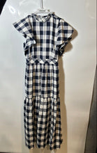 Load image into Gallery viewer, Express X Ladygang Womens Black White Short Sleeve Back Zipper Maxi Dress Size 6

