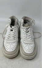 Load image into Gallery viewer, Nike Womens Court Vision Mid CD5436-106 White Brown Leather Sneaker Shoes Size 7
