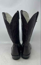 Load image into Gallery viewer, Durango Mens Purple Leather Round Toe Mid-Calf Cowboy Western Boots Size 10 D
