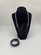 Load image into Gallery viewer, Kenneth Cole Women Silver Tone Necklace-Bracelet (2Pcs)
