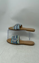 Load image into Gallery viewer, Nine West Womens Poland 2 Multicolor Open Toe Slip-On Slide Sandals Size 9M
