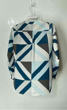 Load image into Gallery viewer, New York &amp; Company Womens Multicolor Long Sleeve Button-Up Shirt Blouse Size XS
