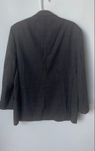 Load image into Gallery viewer, Bianchi Mens Gray Long Sleeve Pockets Notch Lapel Three-Button Blazer Size 50
