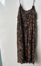 Load image into Gallery viewer, Zara Womens Multicolor Printed Metallic Thread Boho Maxi Dress Size XL
