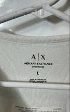 Load image into Gallery viewer, Armani Exchange Mens White Regular Fit Short Sleeve Pullover T-Shirt Size L
