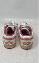 Load image into Gallery viewer, Nike Womens Air Jordan 1 Low DC0774-109 White Pink Leather Sneakers Shoes Size 6
