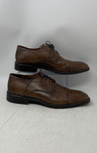 Load image into Gallery viewer, Tasso Elba Mens Choate Brown Leather Lace-Up Low Top Oxford Dress Shoes Size 12M
