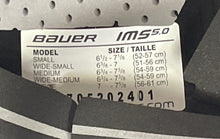 Load image into Gallery viewer, Bauer IMS 5.0 Black Outdoor Sporting Equipment Hockey Helmet With Cage Size S
