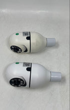 Load image into Gallery viewer, Lot Of 2 Pcs YIIOT CL201 Panorama Home Wi-Fi White Security Camera Not Tested
