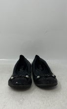 Load image into Gallery viewer, Michael Kors Girls Kory Black Sequin Bow Round Toe Ballet Flats Shoes Size 13C
