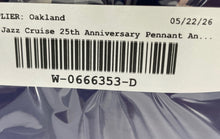 Load image into Gallery viewer, Wendell August The Jazz Cruise 25th Anniversary Celebration Pennant And Tray
