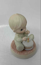 Load image into Gallery viewer, Precious Moments Baby's First Birthday 1992 Porcelain Collectible Figurine
