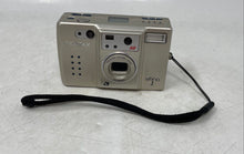 Load image into Gallery viewer, Pentax Efina J Silver Built-In Flash Point &amp; Shoot Film Camera Untested
