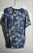 Load image into Gallery viewer, Original Penguin Mens Blue White Printed Cotton Short Sleeve T-Shirt Size XL
