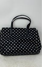 Load image into Gallery viewer, Kate Spade Womens Blake Avenue Loden Black White Polka Dot Satchel Handbag
