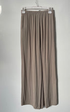 Load image into Gallery viewer, Zara Womens Beige Elastic Waist Drawstring Wide-Leg Palazzo Pants Size XS
