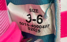 Load image into Gallery viewer, Roller Derby Girls Pink Blue Adjustable Buckle Inline Skates Size 3-6
