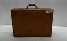 Load image into Gallery viewer, Vintage Hartmann Luggage Brown Leather Top Handle Lined Large Travel Suitcase
