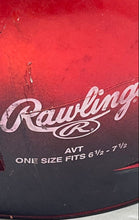 Load image into Gallery viewer, Rawlings Kids Coolflo Red Face Mask Batting Helmet AVT One Size Fits All 6.5-7.5
