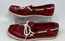 Load image into Gallery viewer, Cole Haan Womens Nantucket W05748 Red Patent Leather Boat Shoes Size 8 1/2B
