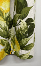Load image into Gallery viewer, H&amp;M Womens Green Yellow Leaf Lemon Print Pleated Maxi Skirt Size 2
