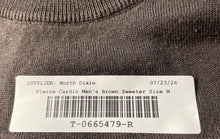 Load image into Gallery viewer, Pierre Cardin Mens Brown Long Sleeve Turtleneck Pullover Sweater Size Medium
