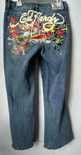 Load image into Gallery viewer, Ed Harley Womens Blue Cotton Denim Medium Wash Wide-Leg Jeans Size 30 With Tag

