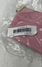 Load image into Gallery viewer, Karl Lagerfeld Womens Pink Leather Zipper Mini Travel Wristlet Wallet
