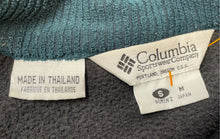 Load image into Gallery viewer, Columbia Mens Black Teal Long Sleeve Pockets Full-Zip Jacket Size Small
