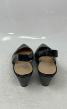 Load image into Gallery viewer, Franco Sarto Womens Racer Black Wedge Slip-On Slingback Heels Size 7.5M
