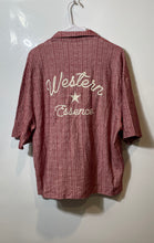 Load image into Gallery viewer, Zara Mens Red Striped Printed Cotton Camp Collar Button-Up Shirt Size S With Tag
