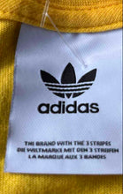 Load image into Gallery viewer, Adidas Mens Yellow Cotton Short Sleeve Crew Neck Pullover T-Shirt Sz L With Tag
