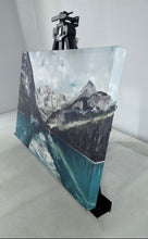 Load image into Gallery viewer, Multicolor Hobby Lobby Mountains &amp; River Acrylic Canvas Print Wall Decor

