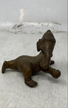 Load image into Gallery viewer, Brass Baby Ganesha Crawling Hinduism Collectible Religion Spirituality Figurine
