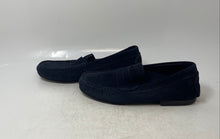 Load image into Gallery viewer, Laurent Effel Mens Blue Moc Toe Slip-On Penny Loafer Shoes Size EUR 39
