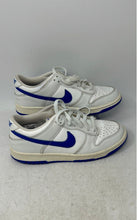 Load image into Gallery viewer, Nike Boys Dunk Low DH9765-105 White Blue Lace-Up Low Top Sneakers Shoes Sz 6.5Y
