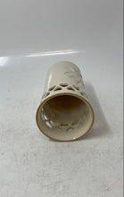 Load image into Gallery viewer, Lenox Heart Collection Cream Bone China Gold Trim Embossed Roses Flower Vase
