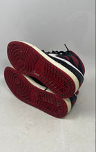 Load image into Gallery viewer, Nike Mens Air Jordan 1 554724-020 Black Red White Sneakers Shoes Size 9.5
