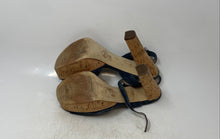 Load image into Gallery viewer, Michael Kors Womens Lucia Gray Suede Platform Heel Ankle Strap Sandals Size 10M
