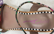 Load image into Gallery viewer, Betsey Johnson Womens Oakly Multicolor Ankle Strap Platform Sandals Size 3

