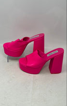 Load image into Gallery viewer, Steve Madden Womens Jungle Pink Open Toe Slip-On Platform Heels Size 8M
