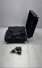 Load image into Gallery viewer, Victrola Black 3 Speed Bluetooth Suitcase Turntable Record Player Not Tested
