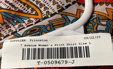 Load image into Gallery viewer, 7th Avenue Womens Red Printed Sleeveless Scoop Neck Blouse Top Size Large
