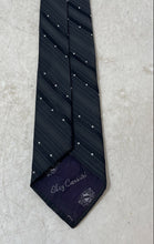 Load image into Gallery viewer, Oleg Cassini Mens Multicolor Geometric Striped Adjustable Formal Pointed Tie
